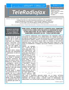 il periodico di  AERANTI-CORALLO TeleRadiofax