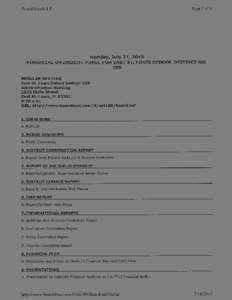 East St. Louis School District 189 Financial Oversight Panel meeting agenda -July 22, 2013