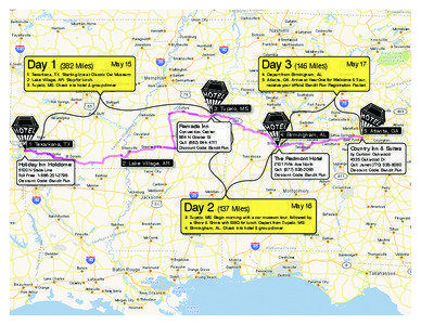 Geography of the United States / United States / Smokey and the Bandit / The Bandit Run / Road movies / Texarkana metropolitan area / Texarkana /  Texas / Redmont Hotel / U.S. Route 78 / Texarkana / Twin cities / Transportation in the United States