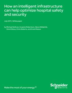 How an intelligent infrastructure can help optimize hospital safety and security July[removed]White paper by Michael Sullivan, Graeme Robertson, Steve Nibbelink, Ginni Stieva, Chris Roberts, and Grant Neave