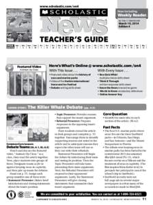 www.scholastic.com/sn4 Now Including Weekly Reader  ®