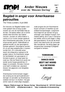 Ander Nieuws  over de ‘Nieuw e Oorlog’ blad 1