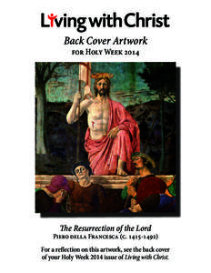 Back Cover Artwork for Holy Week 2014 The Resurrection of the Lord  Piero della Francesca (c)