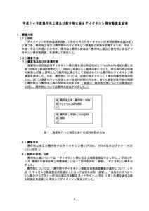 平成１ ４ 年度農用地土壌及び農作物に係るダイオキシン類実態調査結果