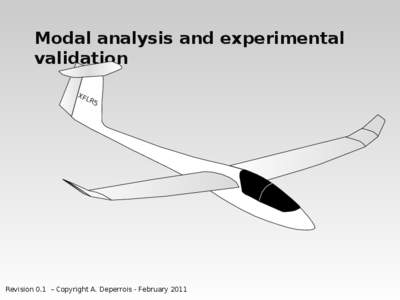 Modal analysis and experimental validation XF LR 5