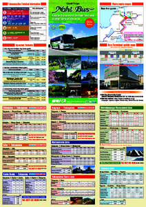 Good Trips  Takayama Bus Terminal Information Main route maps Bus line guide