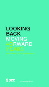 LOOKING BACK MOVING 4ORWARD YEARS OF INNOVATION, RELIABILITY AND GROWTH