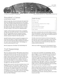 Long-distance trails in the United States / Rachel Carson Trail / Baker Trail / Trail / Harrison Hills Park / Rachel Carson / Geography of Pennsylvania / Pennsylvania / United States