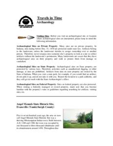 Microsoft Word - Travels in Time- Archaeology 39.doc