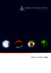 ANNUAL REPORT 2009  Contents Page