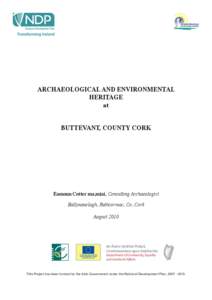 ARCHAEOLOGICAL AND ENVIRONMENTAL HERITAGE at