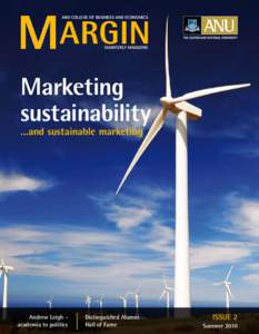 MARGIN ANU COLLEGE OF BUSINESS AND ECONOMICS QUARTERLY MAGAZINE  Marketing