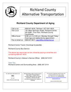 Richland County Alternative Transportation