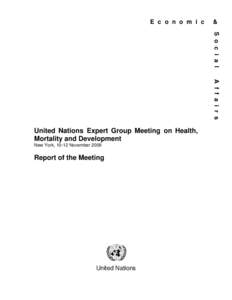 Microsoft Word - EGM on Health Mortality and Development_Final.doc