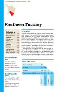 ©Lonely Planet Publications Pty Ltd  Southern Tuscany Why Go?  ¨¨Il Tufo Allegro (p244)