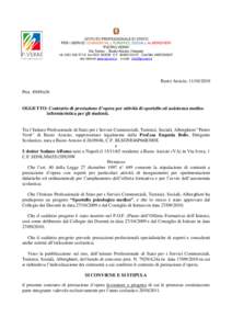 ISTITUTO PROFESSIONALE DI STATO PER I SERVIZI COMMERCIALI, TURISTICI, SOCIALI, ALBERGHIERI “PIETRO VERRI” Via Torino - Busto Arsizio (Varese) tel[removed]fax[removed]C.F[removed]Cod.Min.VARC030007 