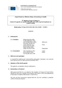 Agenda / Marušič / Assaf / Minutes / Meetings / Parliamentary procedure / Jan De Maeseneer