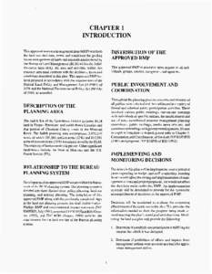 CHAPTER 1   INTRODUCTION DISTRIBUTION OF THE APPROVED RMP