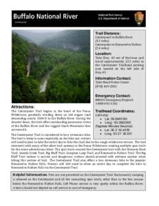 Ozark – St. Francis National Forest / Long-distance trails in the United States / Hemmed-In-Hollow Falls / Great Smoky Mountains / Blue Ridge Mountains / Nantahala National Forest / Arkansas / Geography of the United States / Buffalo National River