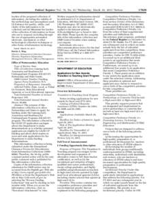 Office of Innovation and Improvement; Overview Information; Transition to Teaching  Grant Program; Notice inviting applications for new awards for  fiscal year (FY) 2011; CFDA Numbers 84.350A, 84.350B, and 84.350C. [OII]