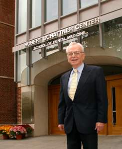 FEW SCHOOLS BENEFIT from the generosity of one multi-million-dollar gift from an individual in his or her lifetime, much less two. But earlier this fall, Penn Dental Medicine did just that when alumnus Robert I. Schattn