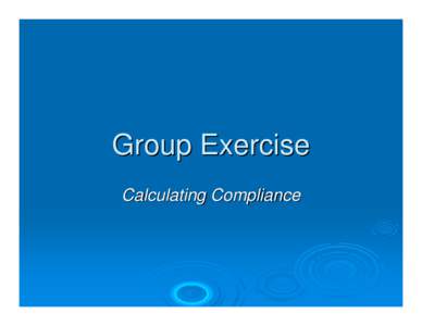 Microsoft PowerPoint - Group Exercise