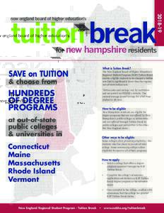 new england board of higher education’s for new hampshire residents What is Tuition Break?