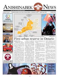 Page 1  NEWS ANISHINABEK The voice of the Anishinabek Nation