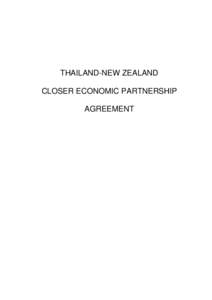 THAILAND-NEW ZEALAND CLOSER ECONOMIC PARTNERSHIP AGREEMENT CHAPTER 7: TECHNICAL BARRIERS TO TRADE ARTICLE 7.1