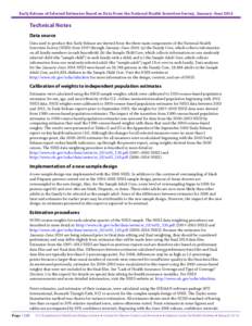 Sampling / Information / Data collection / Quantitative research / Health economics / National Health Interview Survey / Influenza vaccine / FluMist / Medicaid / Statistics / Science / Survey methodology