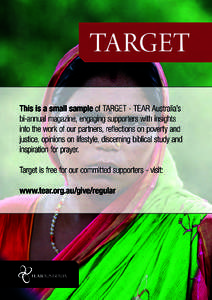 TARGET Transformation Empowerment Advocacy Relief ISSUE 01 | FEBRUARYWomen and