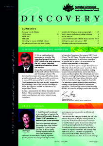 Discovery Newsletter, Spring 2009