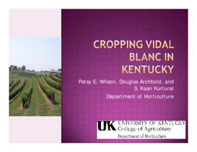 Microsoft PowerPoint - Cropping Vidal Blanc in Kentucky_Patsy