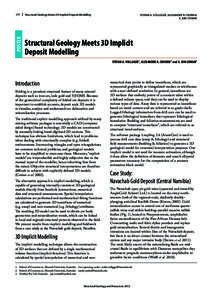 poster  177 l	 Structural Geology Meets 3D Implicit Deposit Modelling