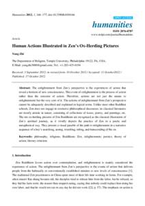 Human Actions Illustrated in Zen’s Ox-Herding Pictures