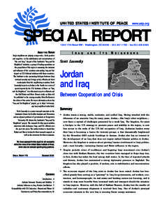 United States Institute of Peace  www.usip.org Special Report 1200 17th Street NW • Washington, DC 20036 • [removed] • fax[removed]