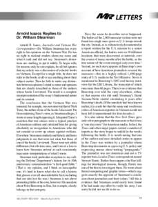 Military Review March-April 2014 Letters