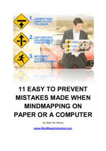 11 EASY TO PREVENT MISTAKES MADE WHEN MINDMAPPING ON PAPER OR A COMPUTER by Arjen ter Hoeve