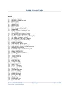 TABLE OF CONTENTS  MAPS[removed]