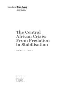 Microsoft Word[removed]La crise centrafricaine - de la predation a la stabilisation ENGLISH
