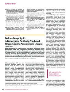 Medicine / Bullous pemphigoid / Pemphigoid / Collagen /  type XVII /  alpha 1 / Autoimmunity / Elastase / Blister / Gestational pemphigoid / Collagen / Anatomy / Autoimmune diseases / Biology