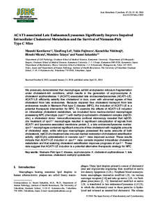 Advance Publication Acta Histochem. Cytochem[removed]): 35–43, 2014 doi:[removed]ahc[removed]Acta Histochemica AHC