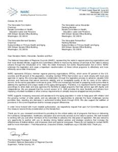 National Association of Regional Councils 777 North Capitol Street NE, Suite 305 Washington, DC[removed]1032 (tel[removed]fax) www.NARC.org