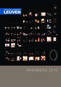 A r e n berg 2010  Op de cover van deze brochure prijkt de levensgrote tabel van Mendelejev, die door het Departement Metaalkunde en Toegepaste Materiaalkunde (MTM) werd gebouwd. Deze tabel is de grootste periodieke tab