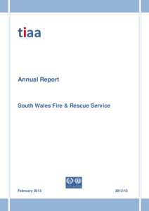 tiaa  Annual Report South Wales Fire & Rescue Service  February 2013