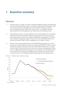 Office for Budget Responsibility Economic and fiscal outlook November 2016 Cm 9346