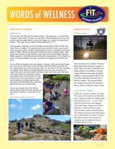 HIGHLIGHT OF THE MONTH  MEMBER ACTIVITIES Nature Quest