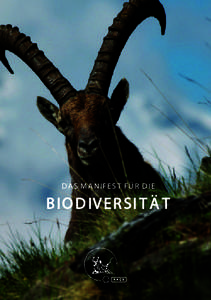 DAS MANIFEST FUR DIE  BIODIVERSITAT Fédération des Associations de Chasse et Conservation de la Faune Sauvage de l’UE Federation of Associations for Hunting and Conservation of the EU