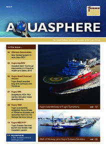 Issue 4  The Global Subsea Services Publication of the Fugro Group