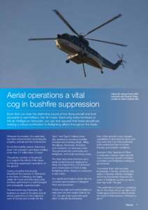 Fire / Bushfires in Australia / Aerial firefighting / Wildfire suppression / Firefighter / Helicopter / 2010–11 Australian bushfire season / 2009–10 Australian bushfire season / Firefighting / Wildland fire suppression / Public safety